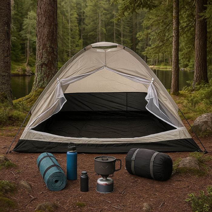 6 местна палатка