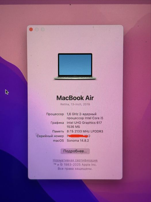 Macbook Air 13 2019 A1932