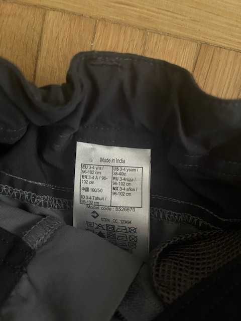 Pantaloni pentru drumetie baieti, Decathlon, vârsta 3 -4 ani