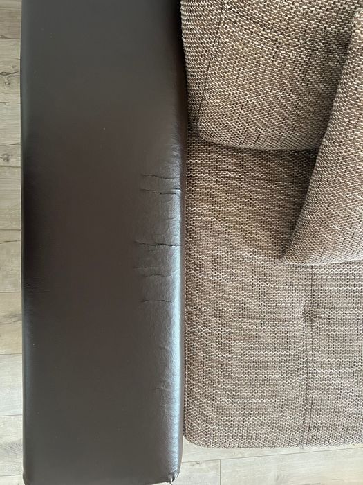 Ъглов диван с функция сън и ракла 297/202/95 см