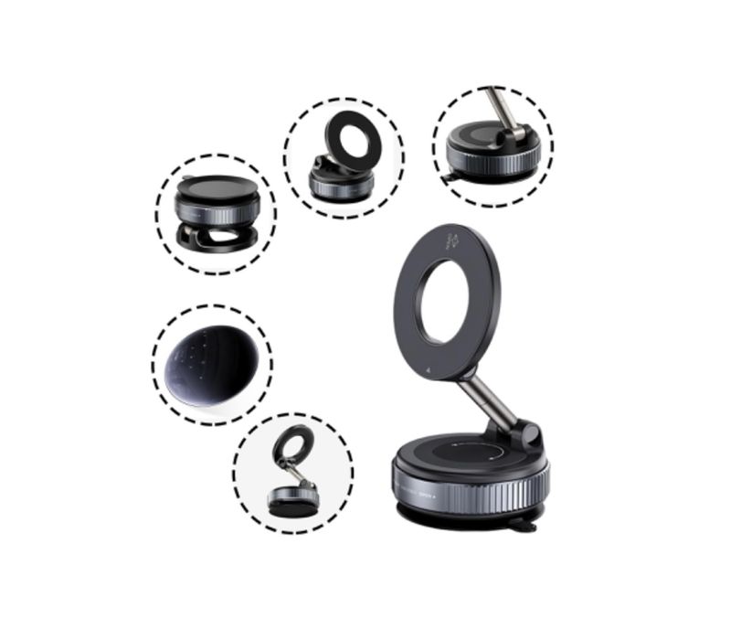 Suport magnetic Auto cu fixare Puternica , Rotatie 360