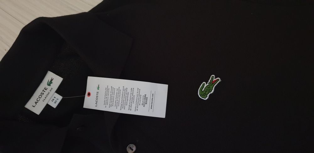 Lacoste Classic Fit Pique Classic Fit  3 - S НОВО ОРИГИНАЛ Мъж Тениска