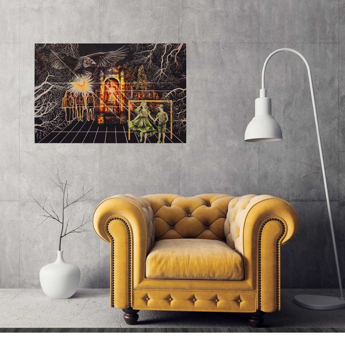 Авторская картина Квинтэссенция Души Реинкарнация