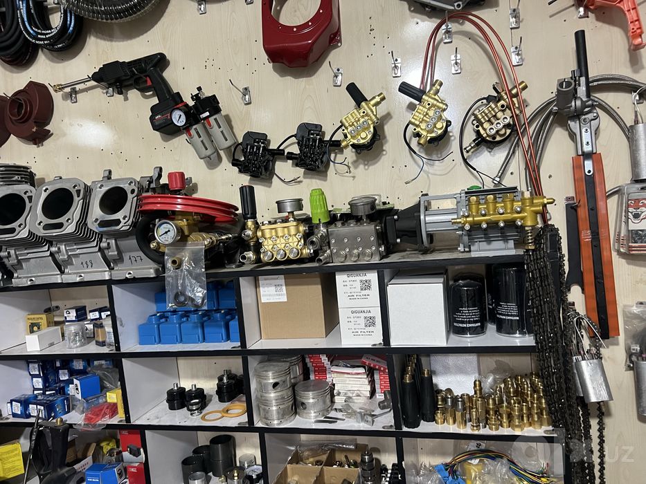 barcha turdagi instrumentlar uchun zapchastlar mavjud