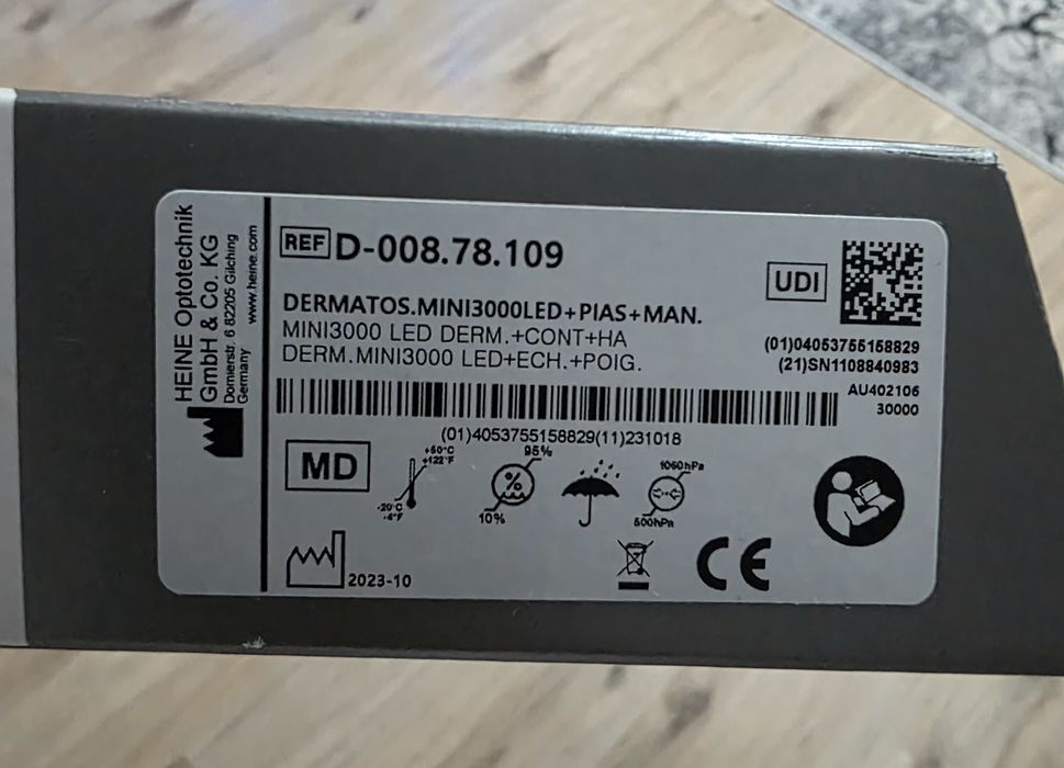 Dermatoscop gima mini 3000 led