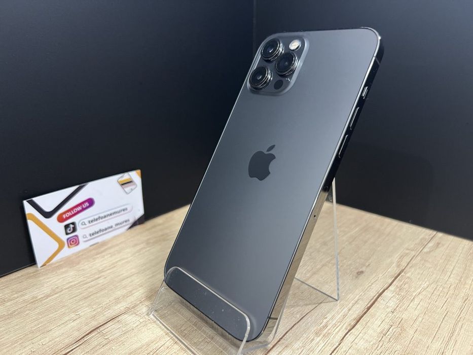 iPhone 12 Pro Max 128Gb Graphite Second-Hand 3 ani garanție, Telefoane