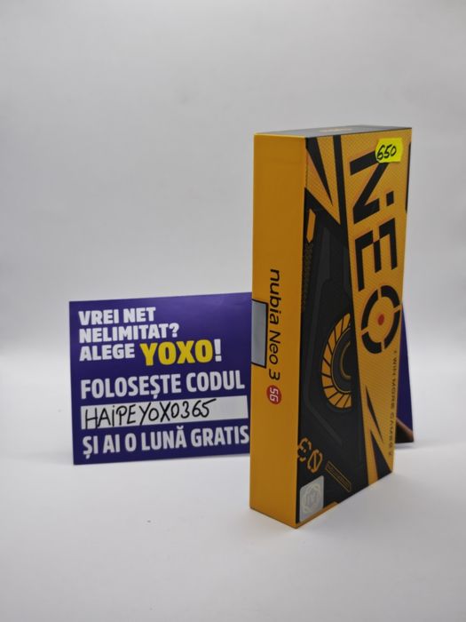 Nubia Neo 3 5G Sigilate Black si Silver