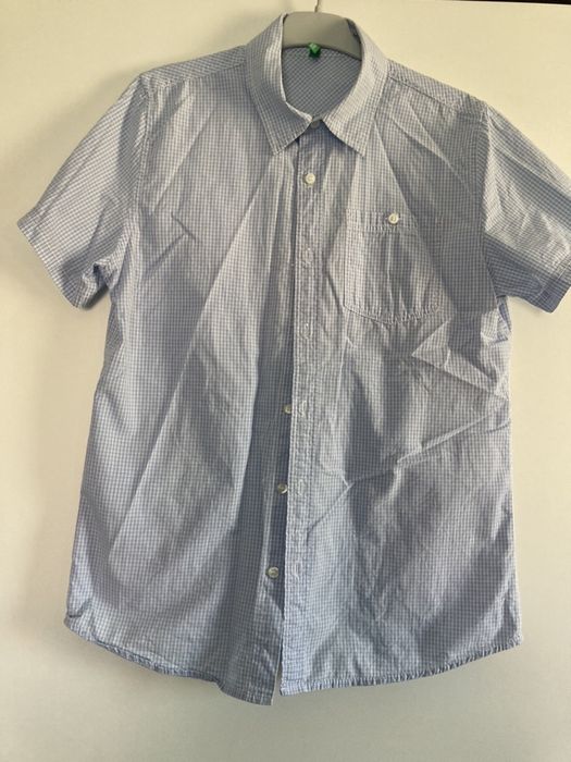 Camasi baieti benetton original marimea 10-11 ani