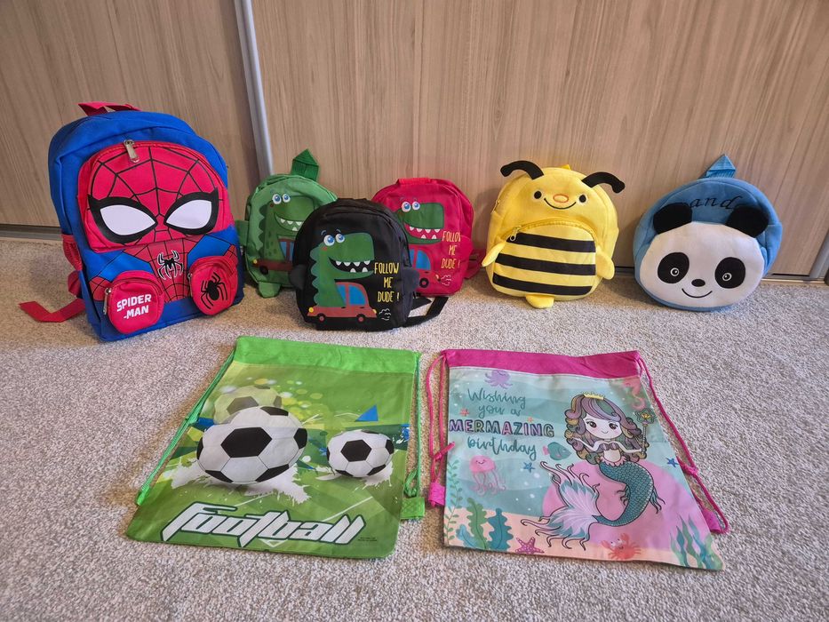 Детска раница /бебешка раница Spiderman/Спайдър, динозавър, панда, др.
