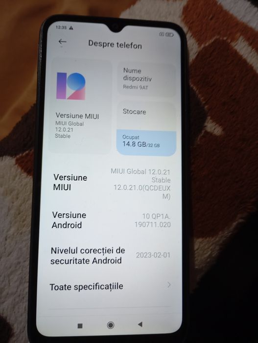 Vând telefon Redmi 9 AT in stare bună