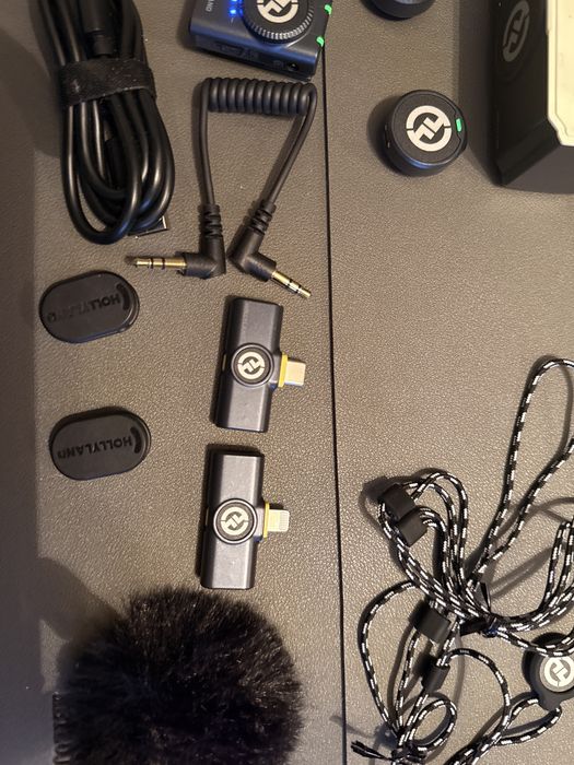 Микрофон Hollyland Lark M2 Duo Combo черный