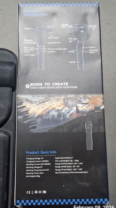 Gimbal stabilizator 3 axe