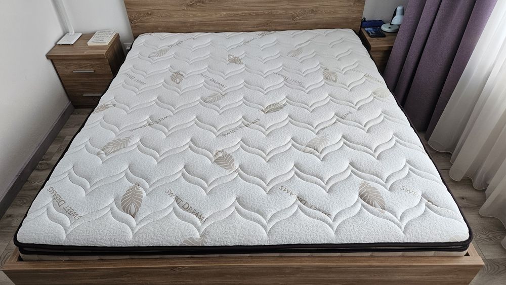 Saltea Cardinya Safran 200x180 cm (ortopedica cu arc si spuma memorie)