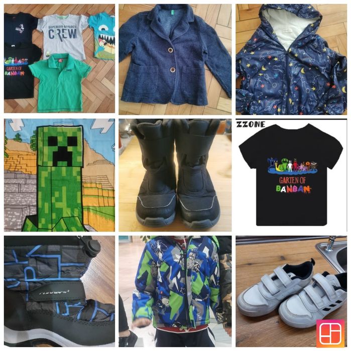 Детски дрехи amoung us star wars minecraft fortnite 6 7 8 game ски