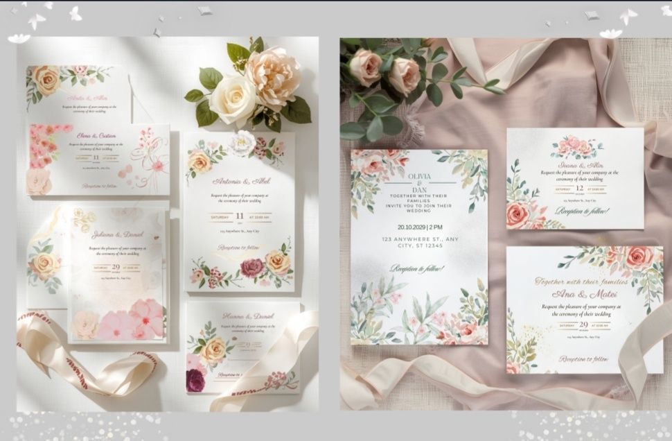 Invitații personalizate si digital pentru Evenimente Speciale