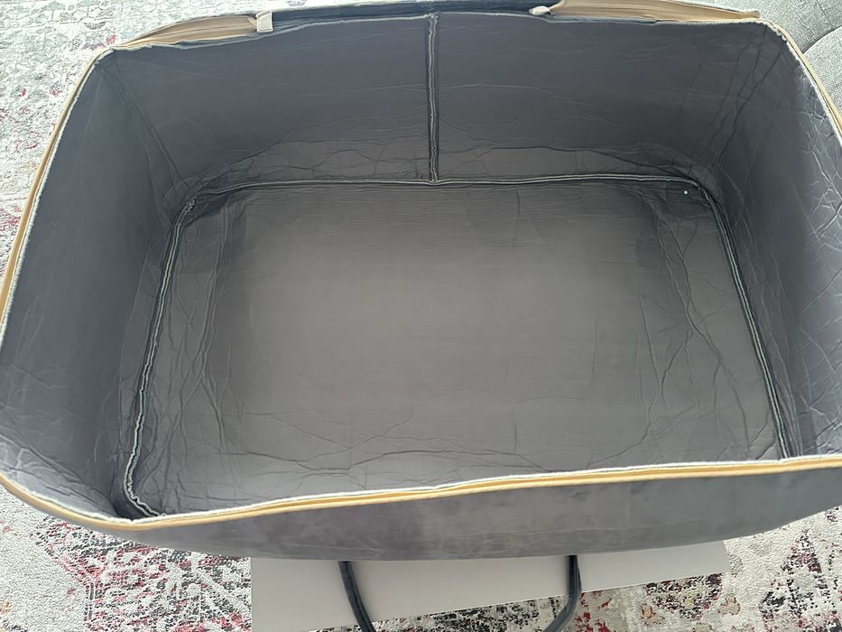 Сумка коржын из велюра