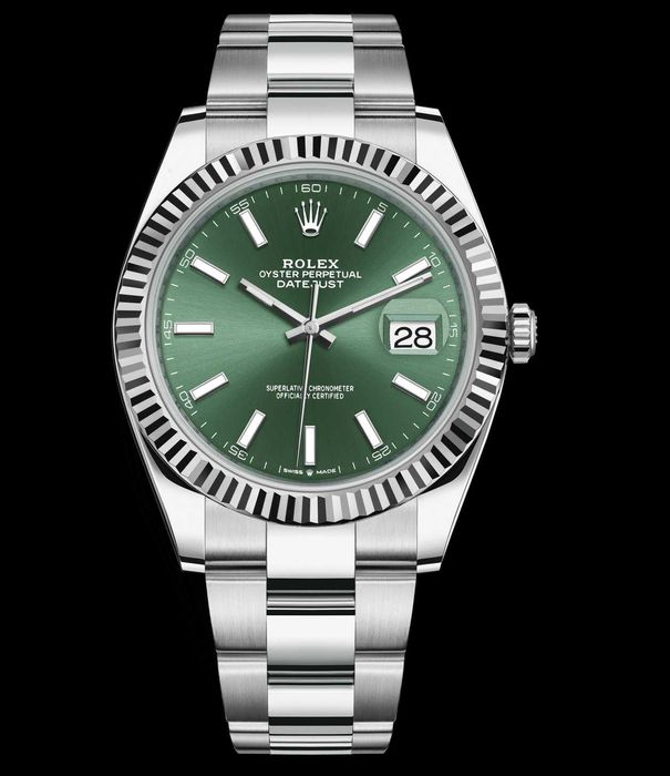 NEW Rolex Datejust 41mm Steel and White Gold