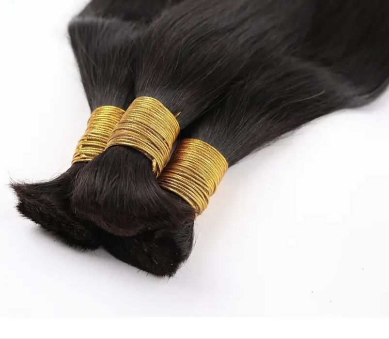 100% Бразилска естествена права коса 50гр Дължина 66см Remy