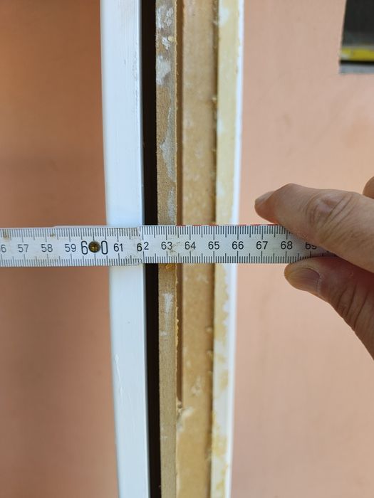 Ușa de interior cu toc din MDF