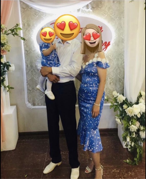 Платье мама дочка