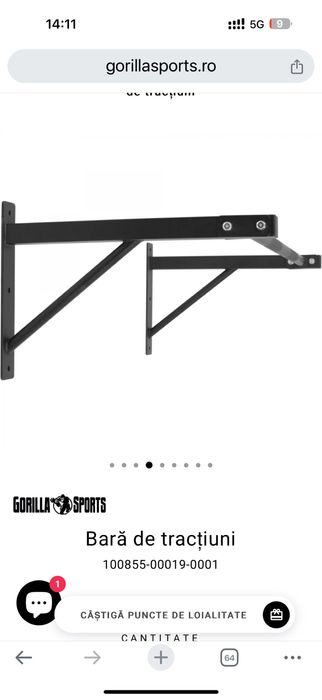 Bara tractiuni profesionala noua Germeny pret promo 250 lei