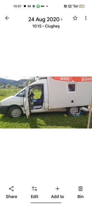 Fiat Scudo camper,pescuit,excursii