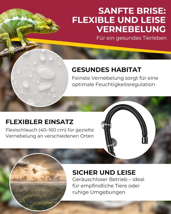 Sistem de igrometru HOBBY Terraristik, sistem digital de pulverizare