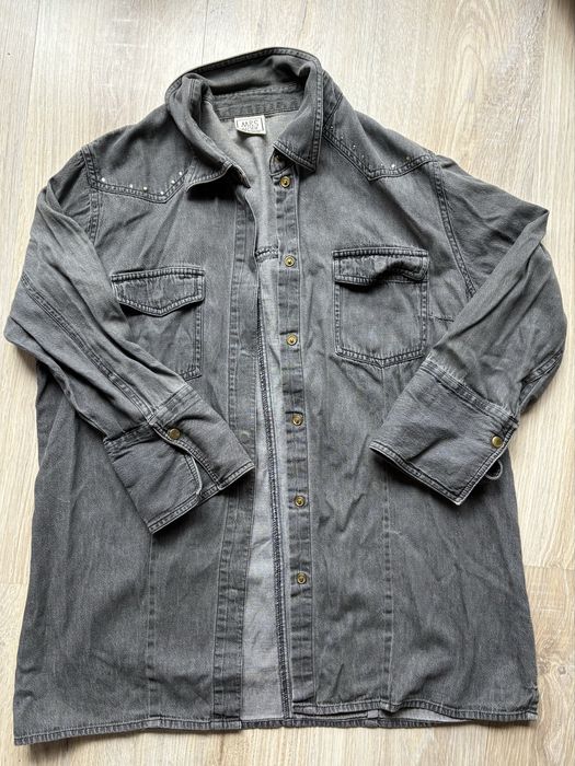 Сива дамска риза