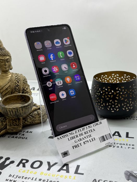 Bijuteria ROYAL : Samsung Z Flip 3 5G 128GB / Liber de retea / Garantie