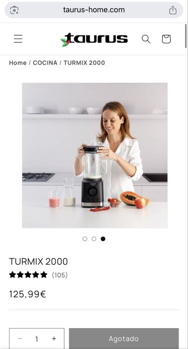 Blender TAURUS Turmix 1,8l