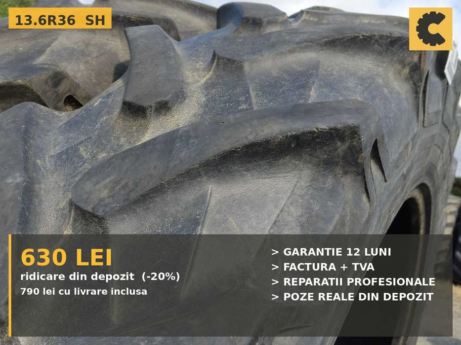 Cauciucuri 13.6R36 340/85R36 Pirelli Anvelope Combina SH TVA Tractor