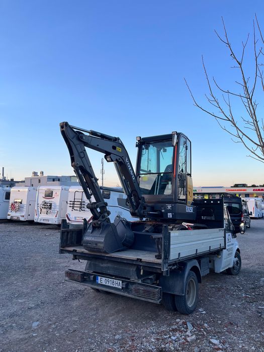 Мини багер, бобкат и самосвал