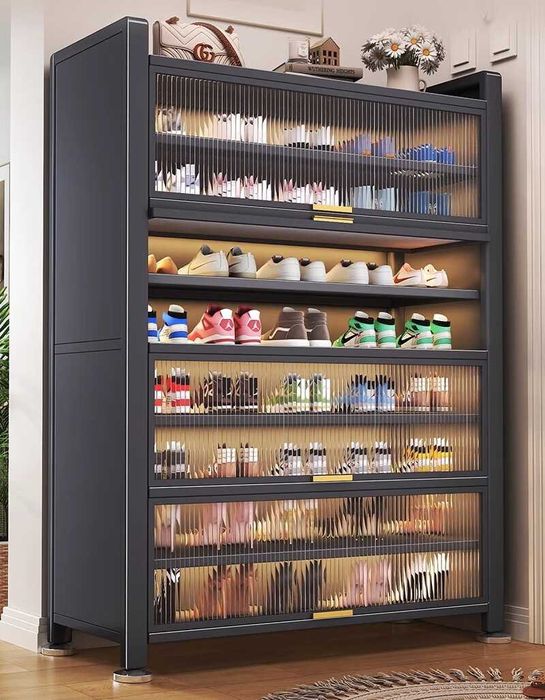 Обувной шкаф с прозрачными дверцами | Shkaf oyoq kiyimlar uchun