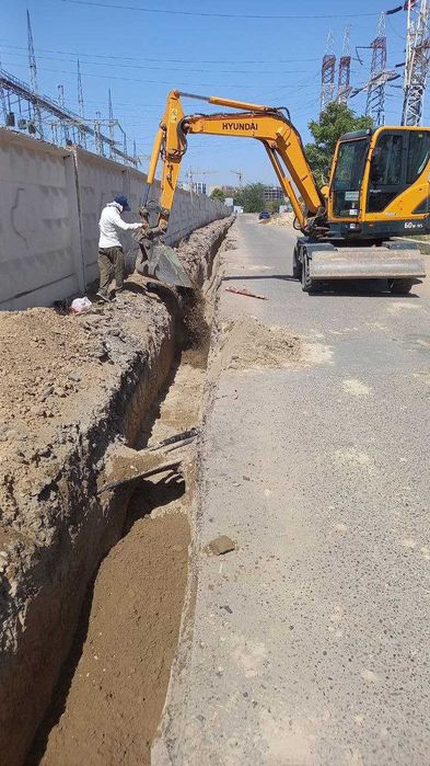 Траншея ковлаш копка траншей