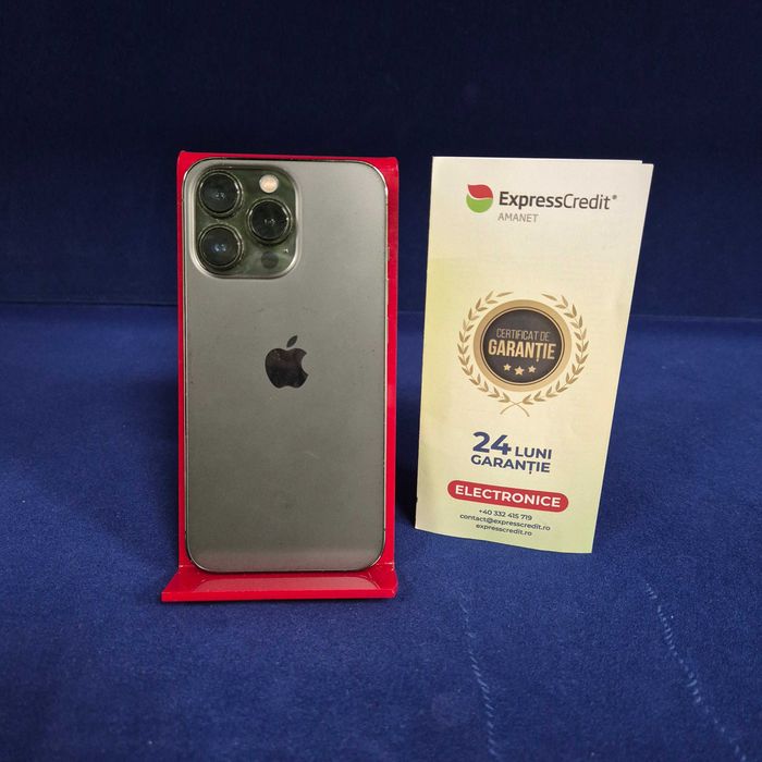 Apple iPhone 13 Pro 128 GB / 6 GB RAM / Sanatate baterie 80% ( B33279.2 / Ag28 Doi Baieti ) Garantie 2 ani !