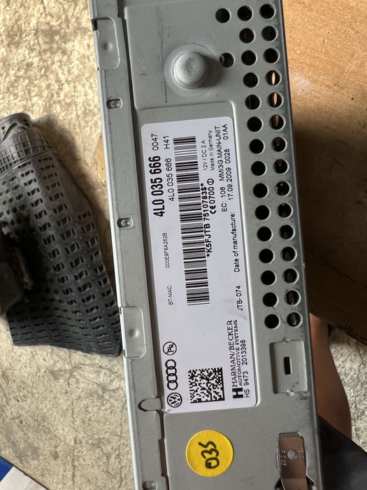 Audi Q7 MULTIMEDIA 4L0035666 MMI3G и MMi бутони 4L0 919 611 face