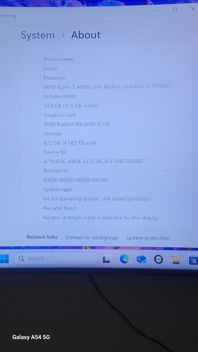 PC Gaming AMD Ryzen 5 + RX 6600 8GB + 32GB RAM – nefolosit la jocuri