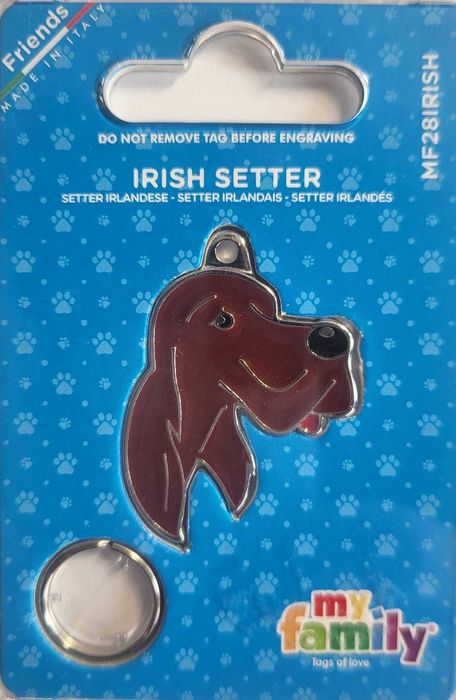 Medalion pentru caini "Irish setter"