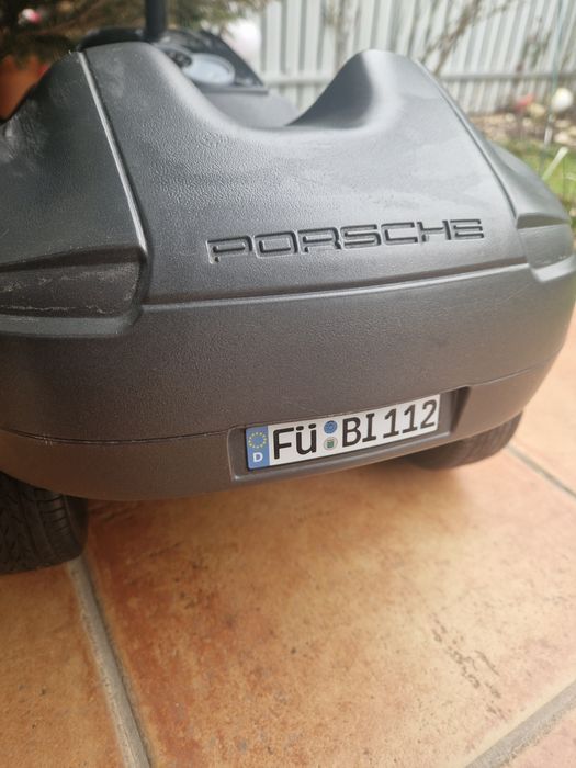 Masinuta Ride-on Big - Baby Porsche, gri