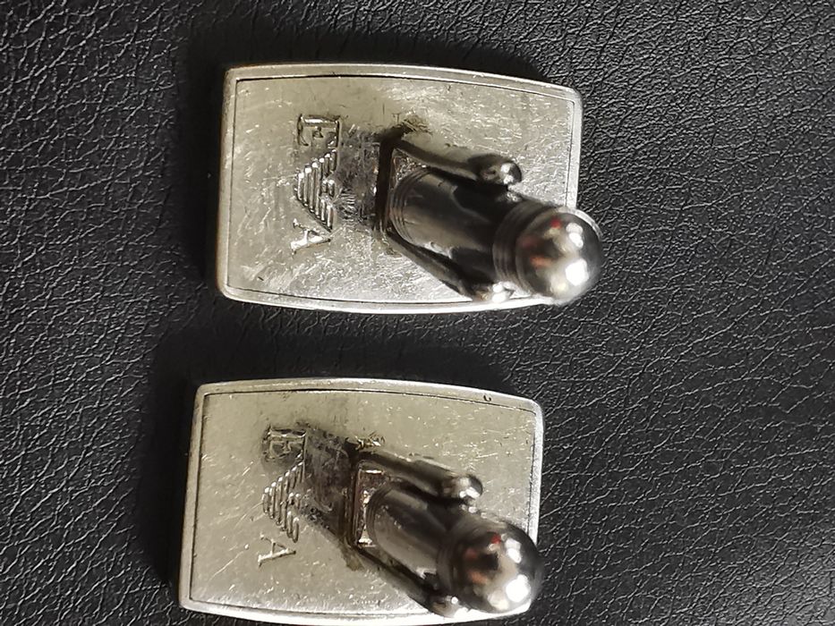 Butoni camasa Giorgio Armani Argint