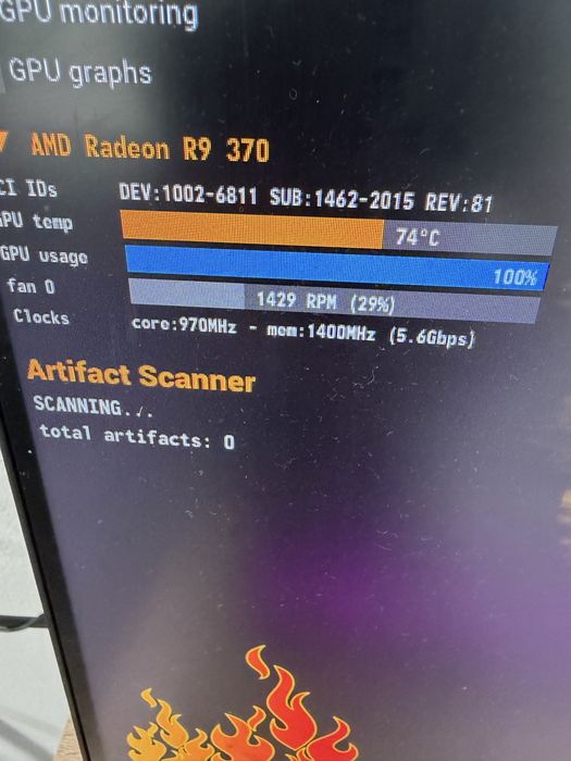 Placa video radeon gaming 2Gb r7 370 gddr5 gta5 fifa robolox etx
