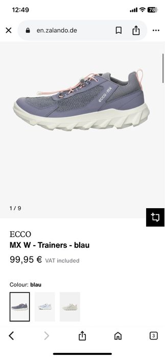 Pantofi Ecco MX marimea 38