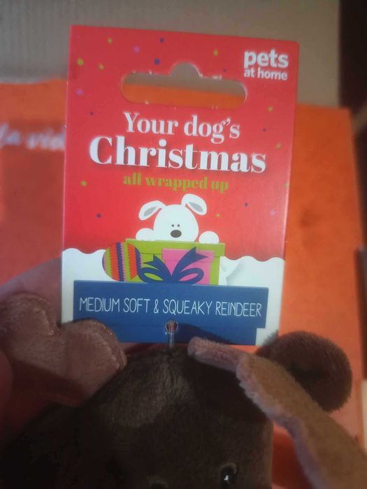 Ren Craciun Moose Plush 8” Fall Scarecrow Patches Stuffed Animal