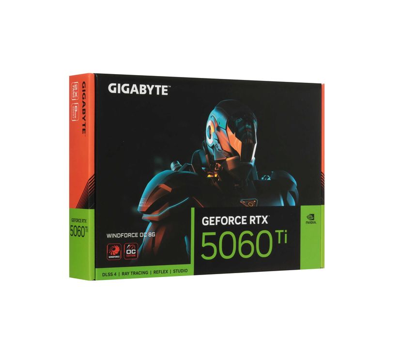 - Видеокарта Gigabyte RTX 5060 Ti WINDFORCE OC 8GB (GV-N506TWF2OC-8GD)