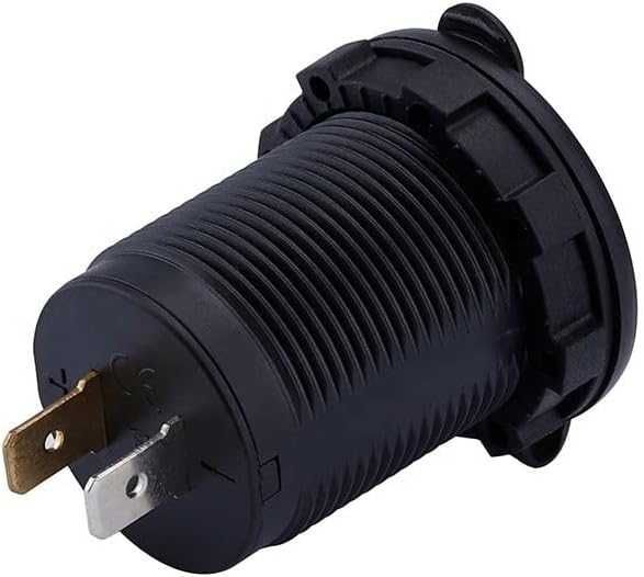USB зарядно с 2 гнезда за вграждане в таблото 12/24V - 1A/2.1A