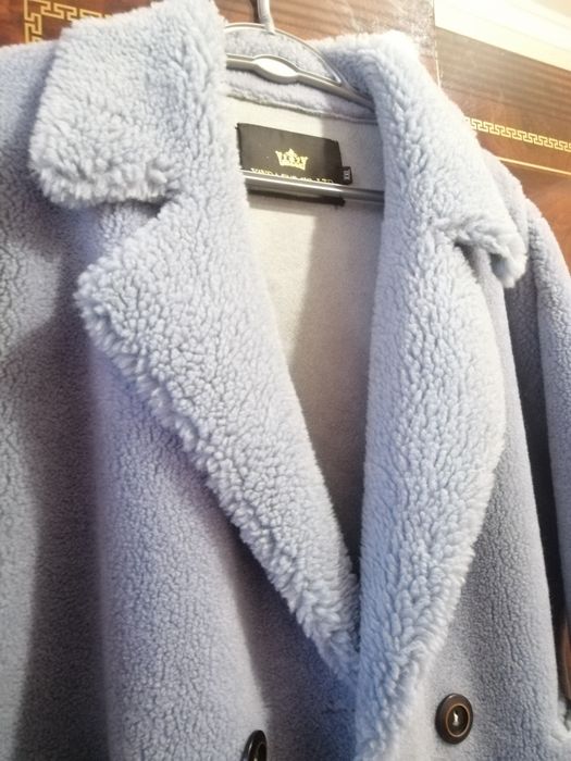 Тедди серо-голубого цвета, новая, не ношеный