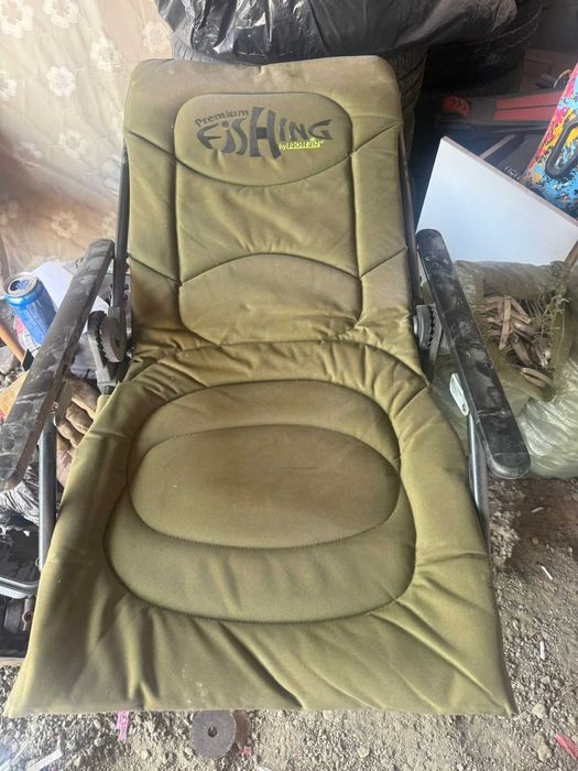 Кресло рыболовное и удочка