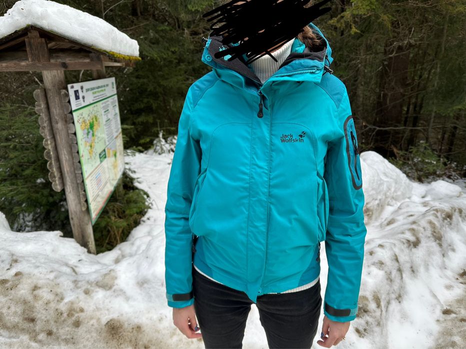 Зимно дамско оригинално 3в1 яке Jack Wolfskin