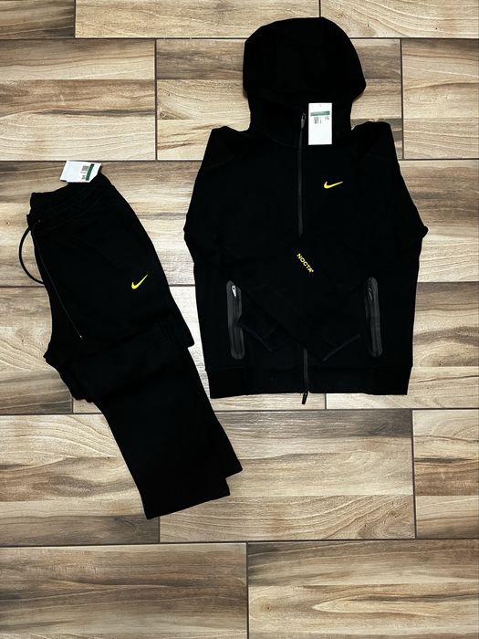 Compleu Nike Tech Fleece x Nocta, negru, Jachetă + Pantaloni