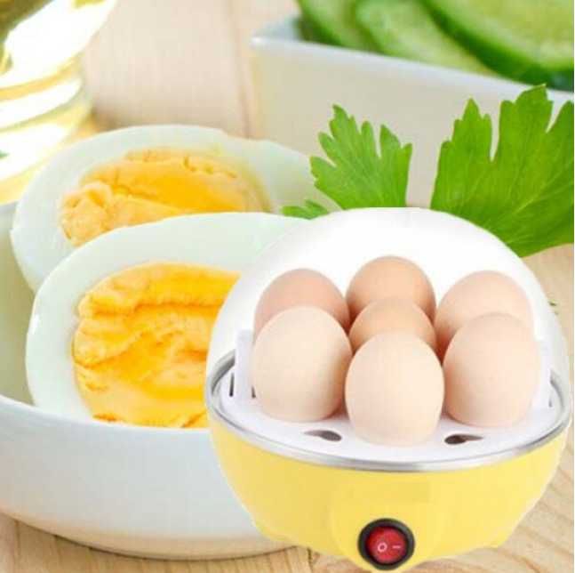 Яйцеварка на пара за 7/14 яйца с таймер, Уред за варене на яйца с пара